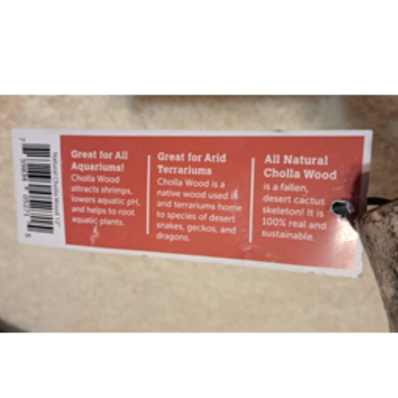 Galapagos Cholla Wood Branch Terrarium Natural Accessory, Regular 12 inches long - Picture 6 of 9